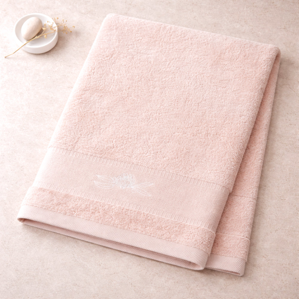 K&Co. Serenity Series Bath Sheet - ROSE